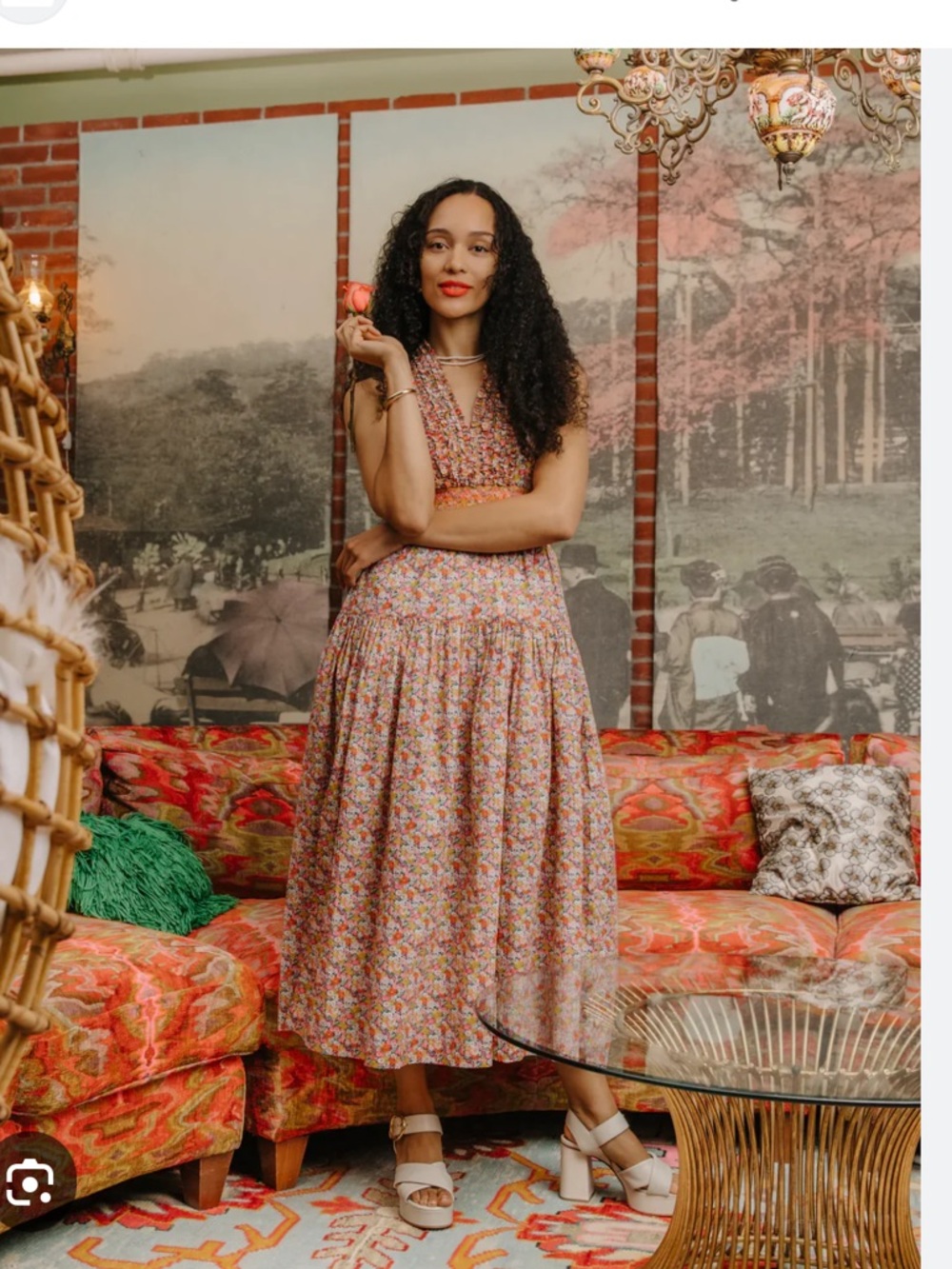 NWT Love The Label size S Eloise dress in Liberty fabric